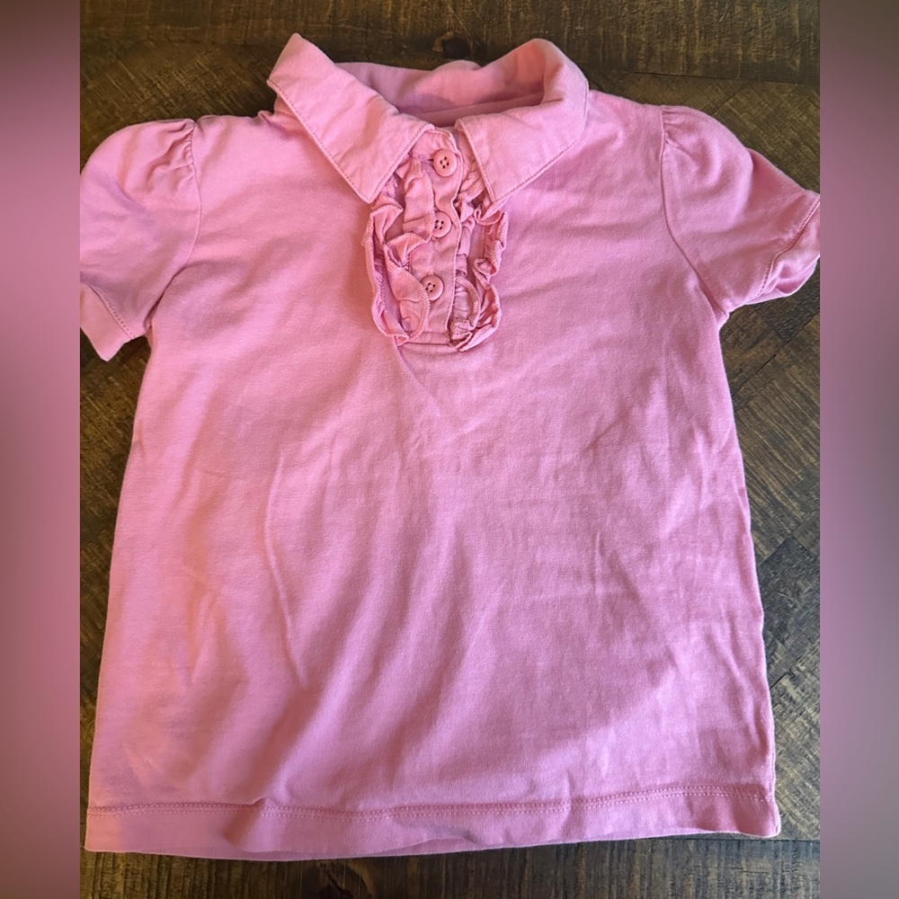 5 Gymboree Light Pink Ruffle Top